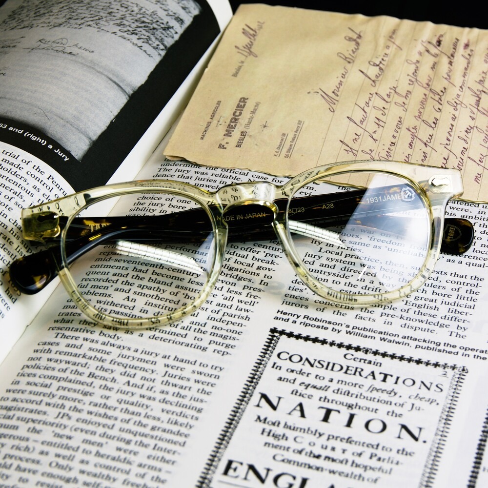 세컨아이즈-타르트옵티컬 1931JAMES 제임스 A28 데미브라운 빈티지 뿔테 안경