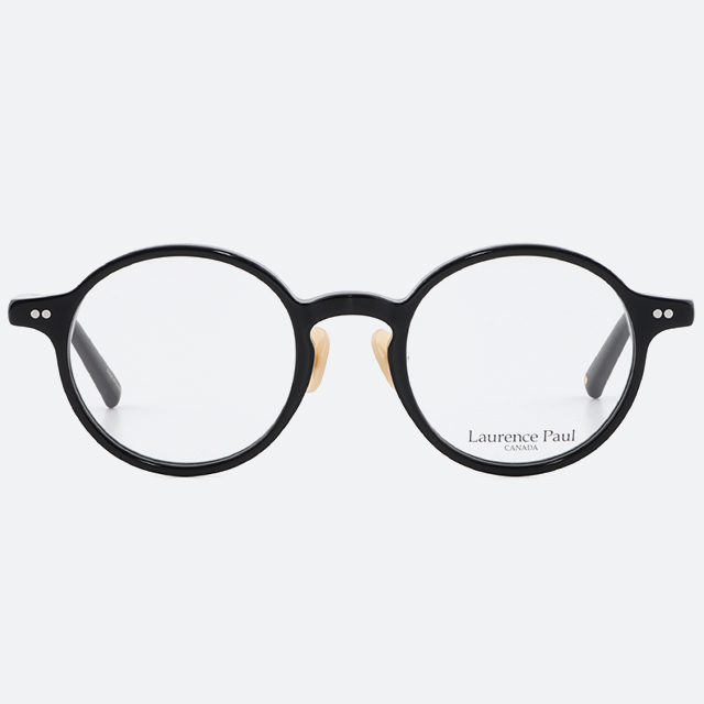 세컨아이즈-로렌스폴 쿠버4 COUVER4 C01  블랙 라운드 뿔테 안경
