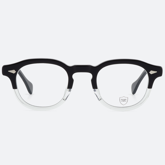세컨아이즈-타르트옵티컬 아넬 헤리티지 ARH A18 46사이즈 블랙 투명 여자 남자 뿔테 안경