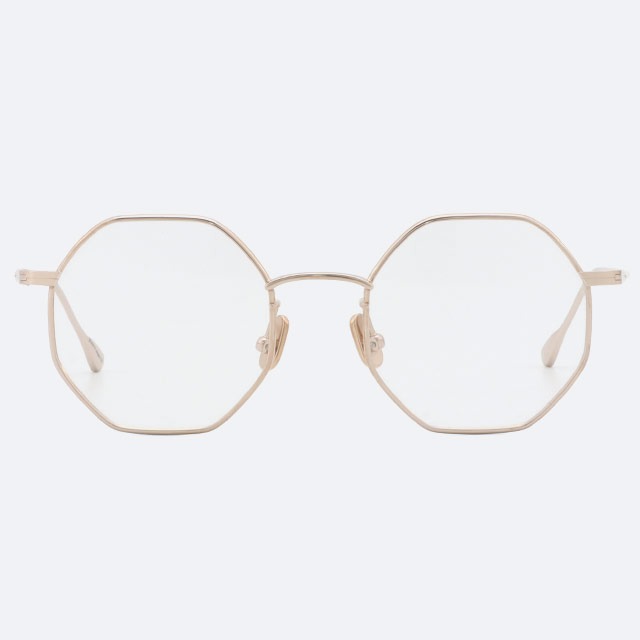 세컨아이즈-네이티브선즈 기거 Giger 16K GOLD 티타늄 다각형 골드프레임 안경