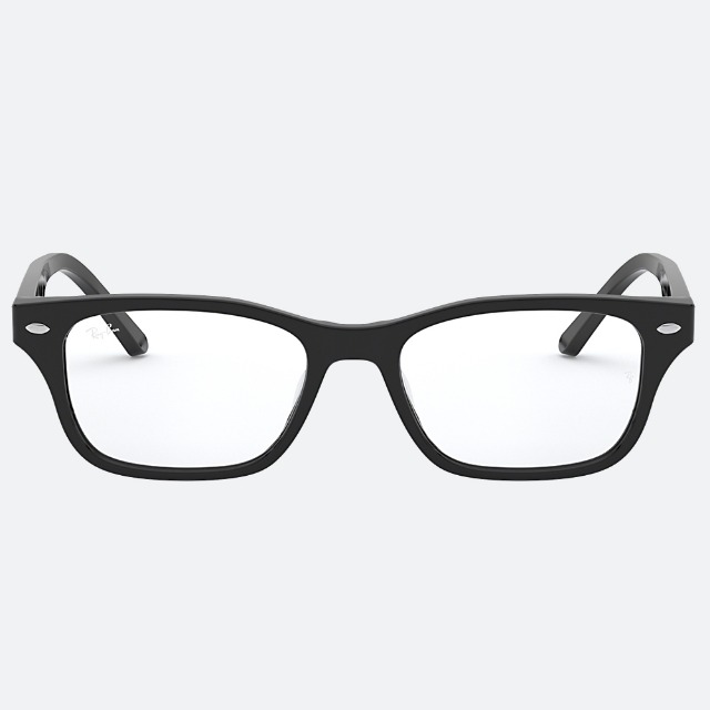 세컨아이즈-레이벤 RX5345D RB5345D 2000 블랙 뿔테 아시안핏 각진 사각 안경테