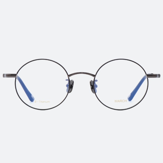 세컨아이즈-마치 아이웨어 라일락 Lilac C1 티타늄 동그란 안경테