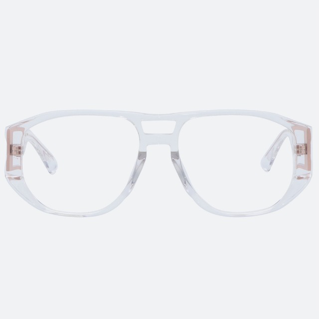 세컨아이즈-프로젝트프로덕트 FS13 C0 투명 투브릿지 폴리곤 여자 남자 뿔테 안경테