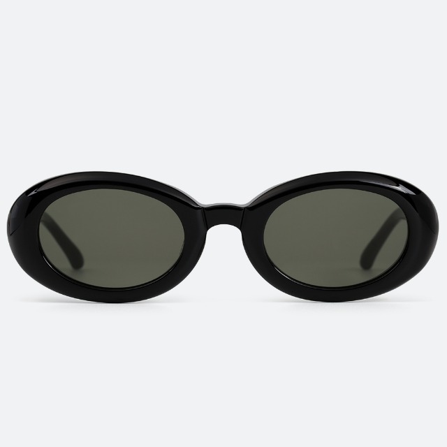 세컨아이즈-프로젝트프로덕트 FS3 C1 블랙 여자 남자 라운드 오벌형 뿔테 선글라스