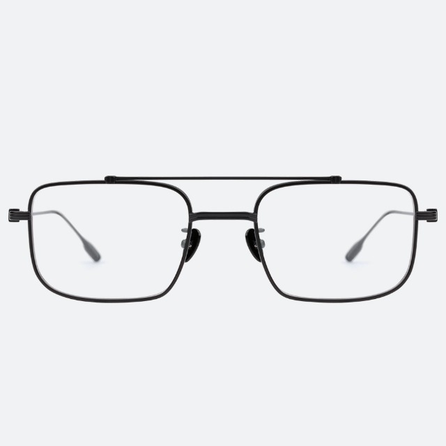 세컨아이즈-프로젝트프로덕트 CL11 CMBK 블랙 스퀘어 오벌 투브릿지 티타늄 안경