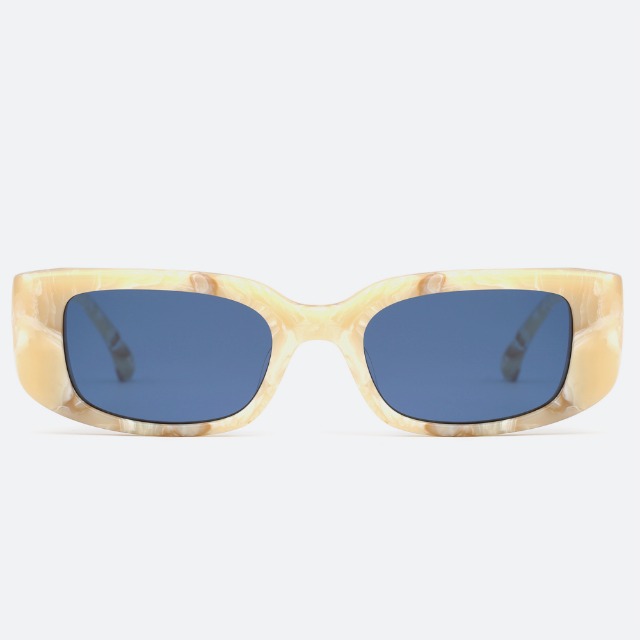 세컨아이즈-프로젝트프로덕트 CL4 C7 베이지패턴 여자 남자 스퀘어 오벌형 뿔테 선글라스
