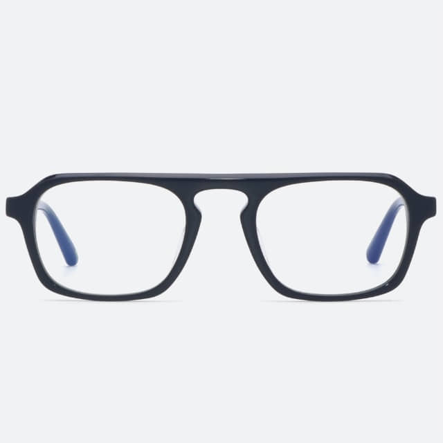 세컨아이즈-그라픽플라스틱 안경 람스 RAMS ac02 C1 스퀘어 뿔테 여자 남자 안경테