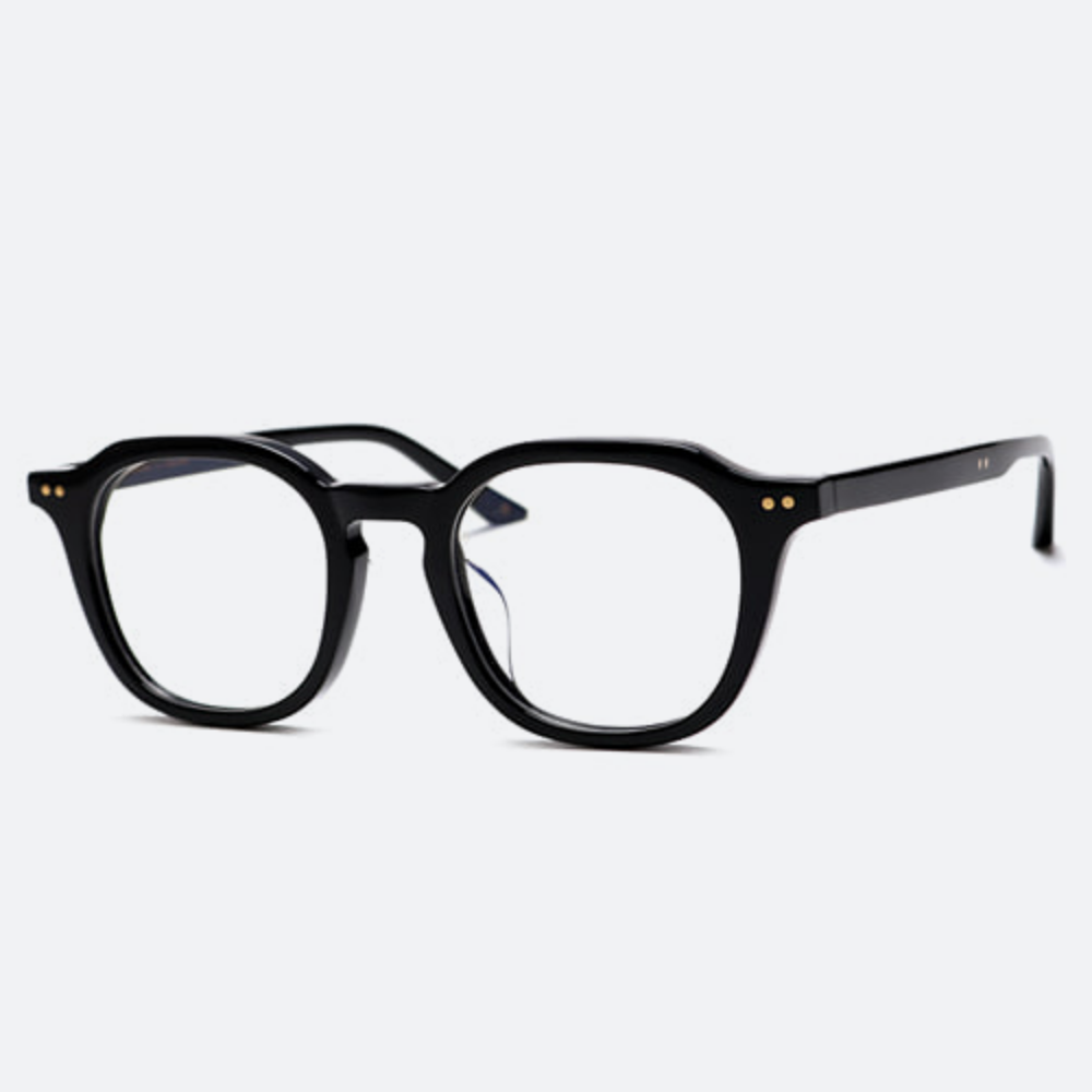 세컨아이즈-그라픽플라스틱 마크 mark 01 블랙 뿔테 안경
