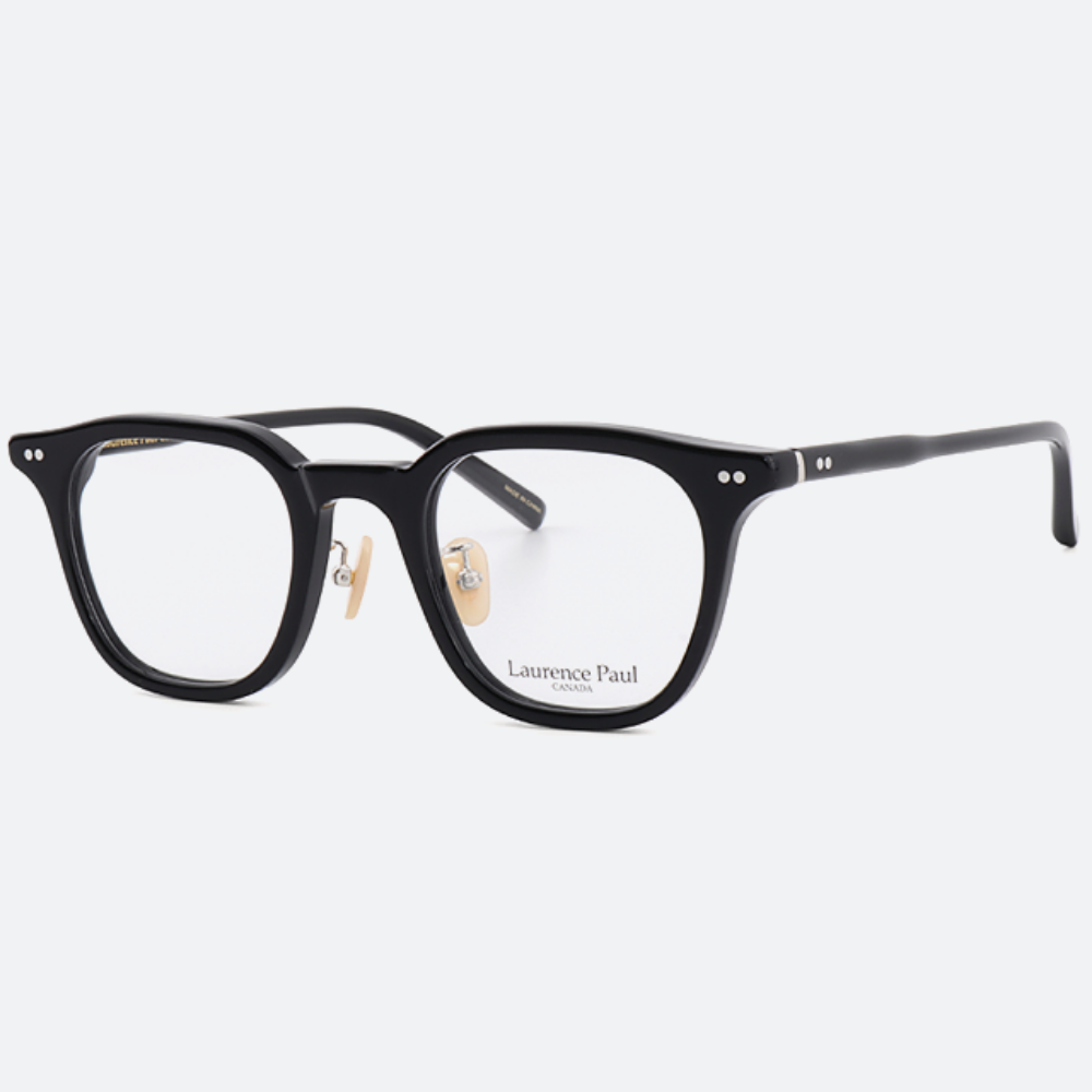 세컨아이즈-로렌스폴 안경 쿠버2 COUVER2 C01 블랙 뿔테 사각 남자 여자 안경테