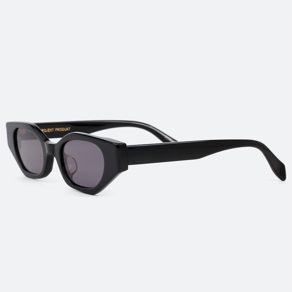 세컨아이즈-프로젝트프로덕트 FS6 C1 블랙 뿔테 오벌 남자 여자 선글라스