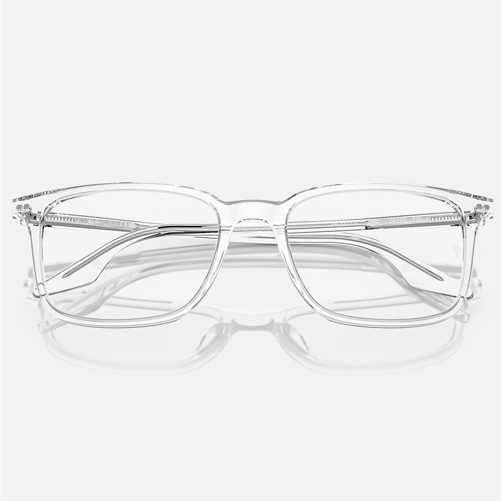 세컨아이즈-레이벤 안경 0RX5421F 2001 투명 여자 남자 사각 뿔테