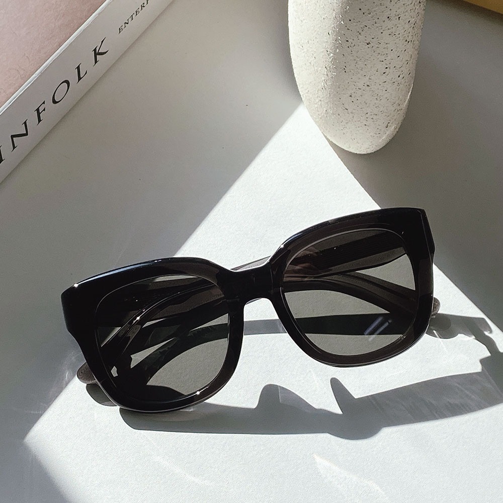 세컨아이즈-프로젝트프로덕트 AU8 C01 투명 블랙 뿔테 선글라스