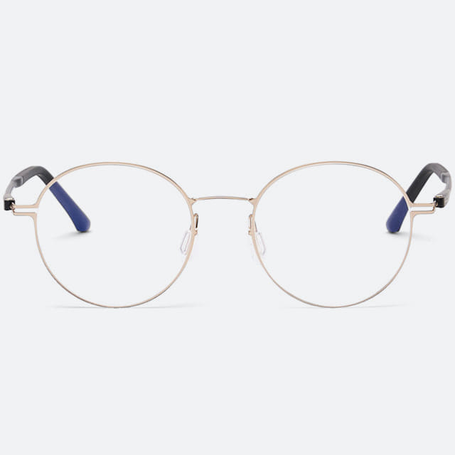 세컨아이즈-[ 세 일 ] R EYE 800 WAGNER 49 골드 원형 가벼운 안경