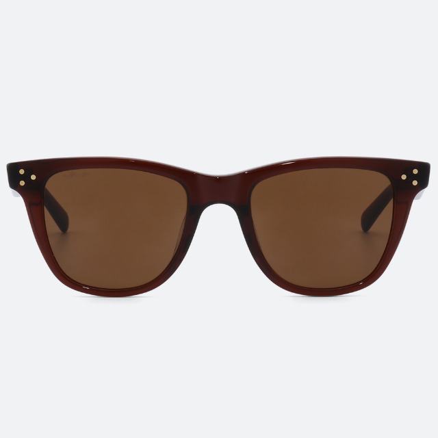 세컨아이즈-마르카토 앨리스 alice 002 브라운 얇은 뿔테 여자 선글라스