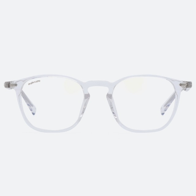 세컨아이즈-마르카토 데이비드 david 004 투명 얇은 사각 뿔테 안경