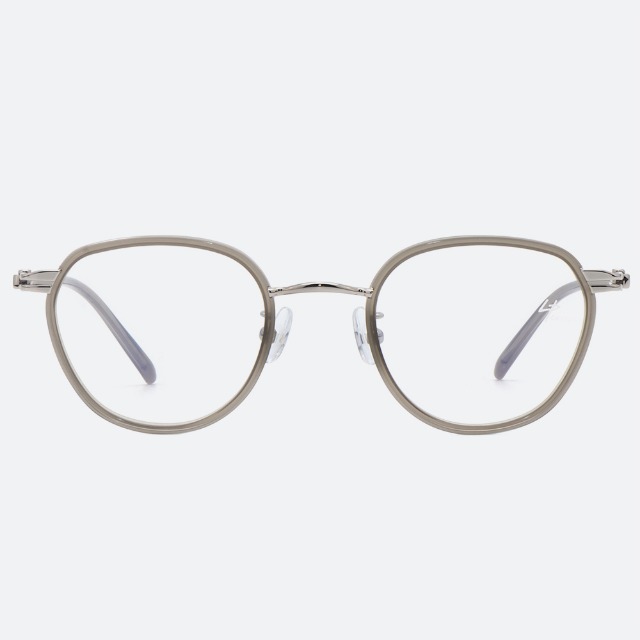 세컨아이즈-로렌스폴 세이 SAY C3 카키 라운드 콤비 여자 남자 티타늄 안경