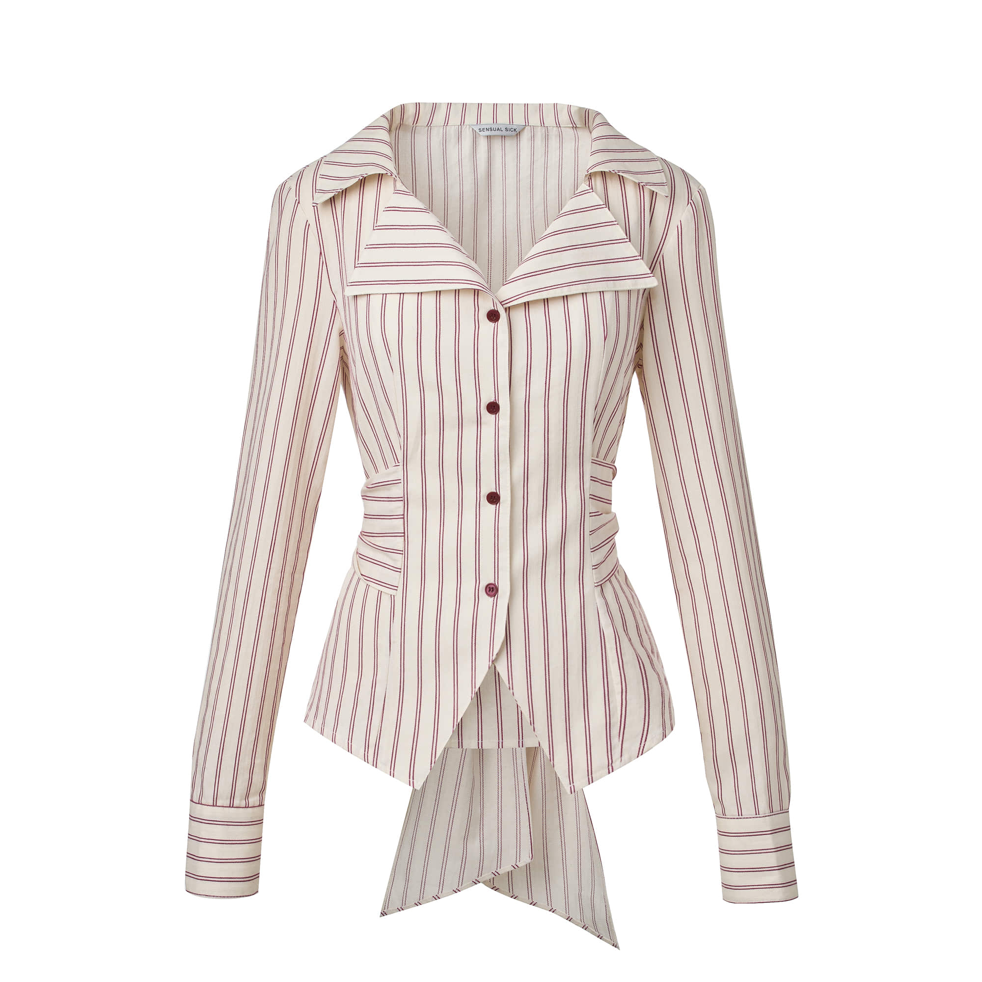 Ribbon striped shirt (formal ver.)