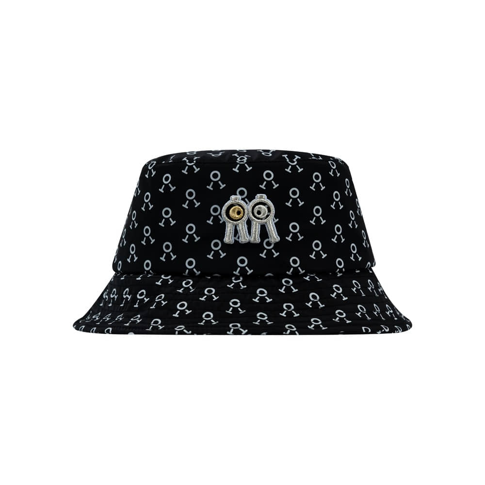 버킷햇 로고패턴 골드아이 Bucket Hat Logo Pattern Gold Eye