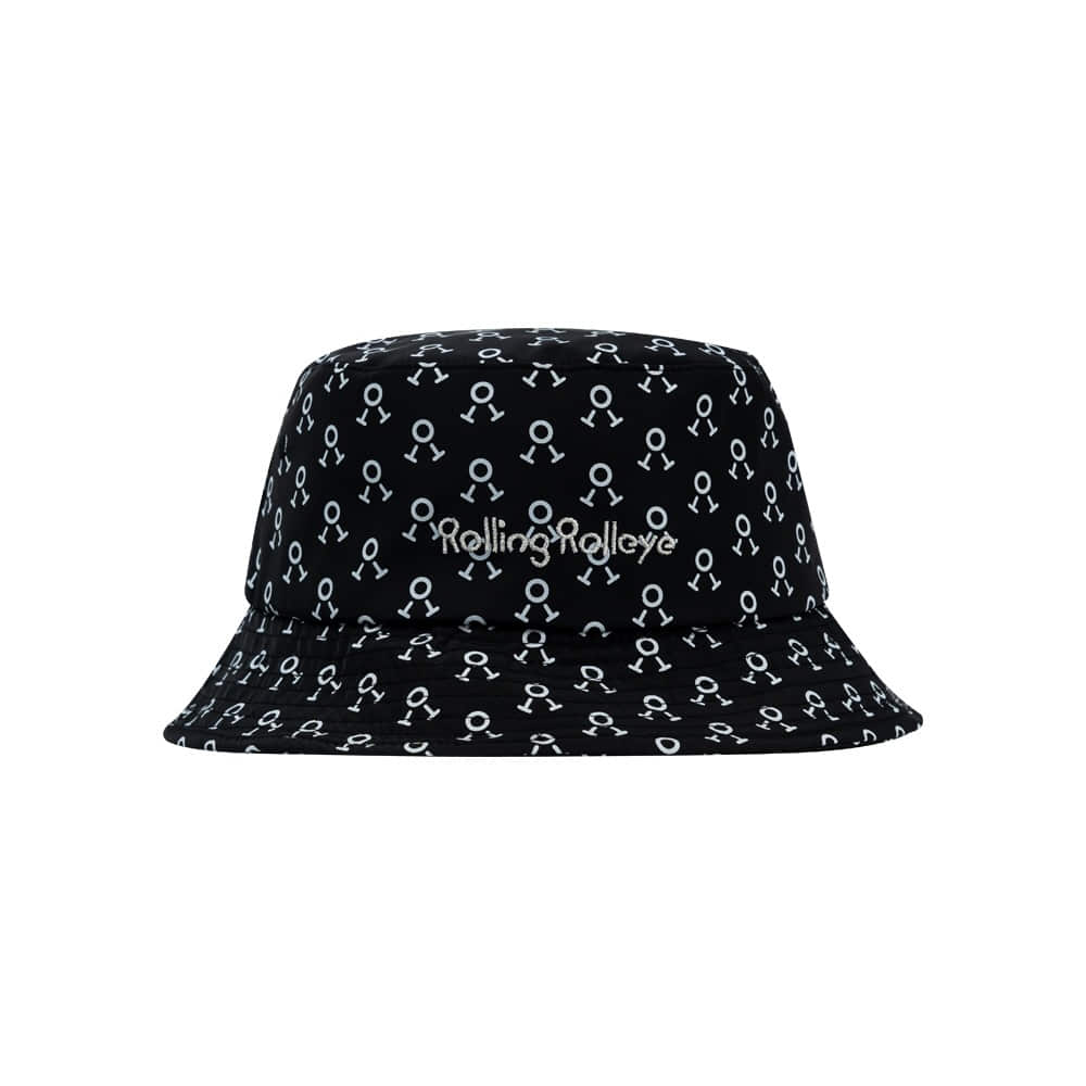 버킷햇 로고패턴 핑크아이 Bucket Hat Logo Pattern Pink Eye