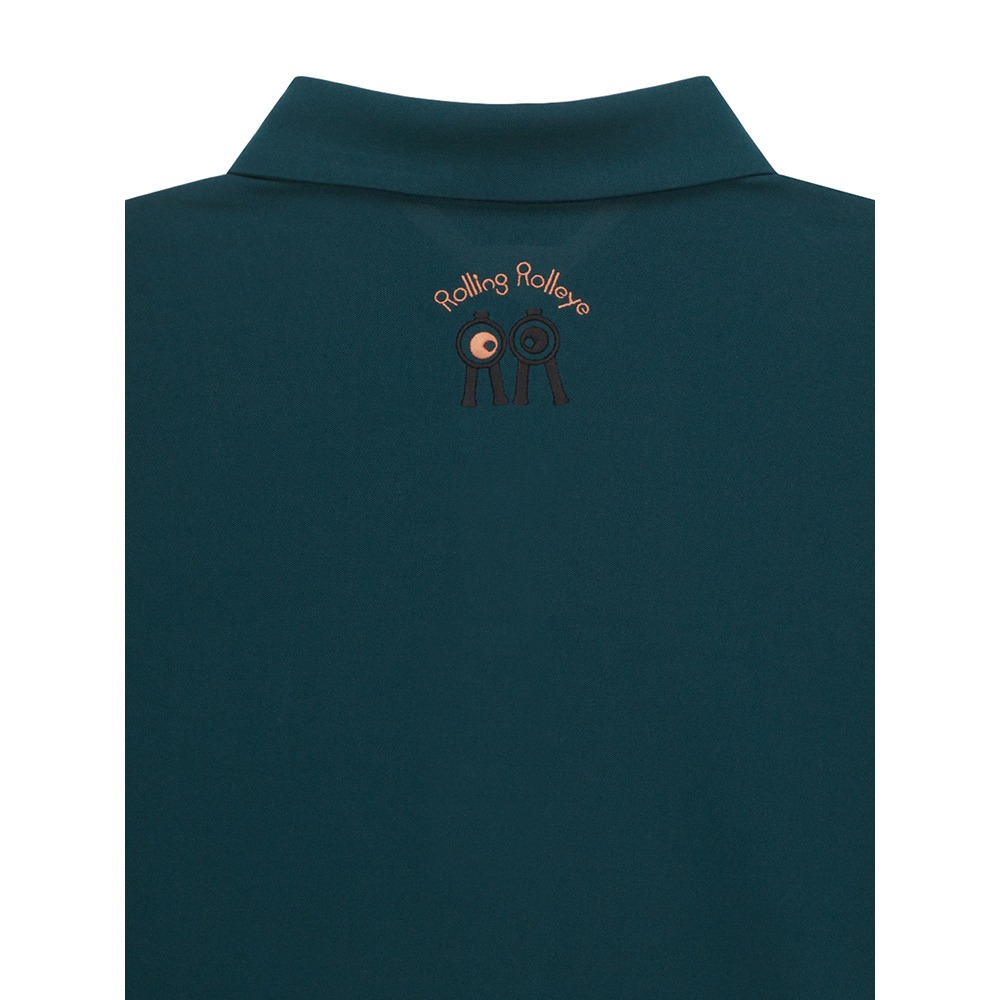 롤롤 PK 카라티셔츠 청록 Roll Roll PK Collar T-shirt Turquoise