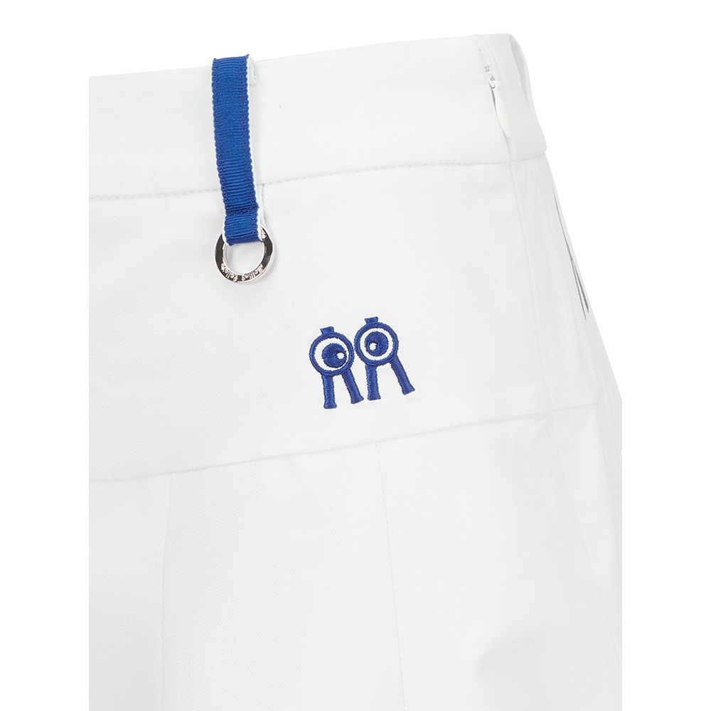 롤롤 빅 로고 퍼포먼스 스커트 화이트 Roll Roll Big Logo Performance Skirt White