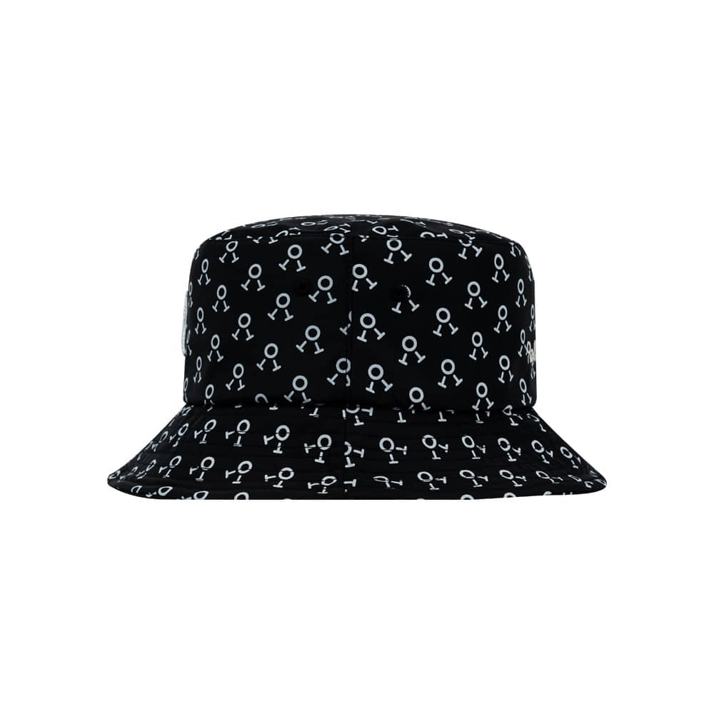 버킷햇 로고패턴 핑크아이 Bucket Hat Logo Pattern Pink Eye