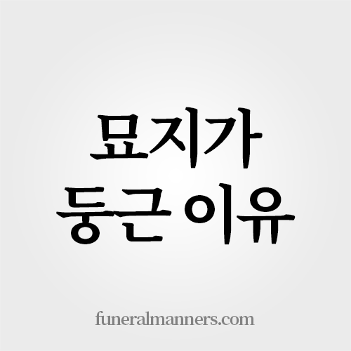 묘지가 둥근 이유