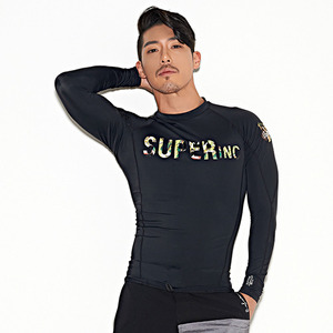 슈퍼링크 남성 래쉬가드SUPERinc M LOGO RASHGUARD BLK/BLOSSOM