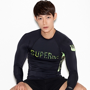 슈퍼링크 남성 래쉬가드SUPERinc M UNIXE RASHGUARD BLK/G.CAMO