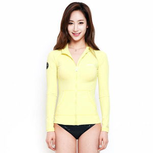 에스피알씨 여성 집업 래쉬가드16 SPRC W CAPO HOOD RASHGUARD W.M.YLW