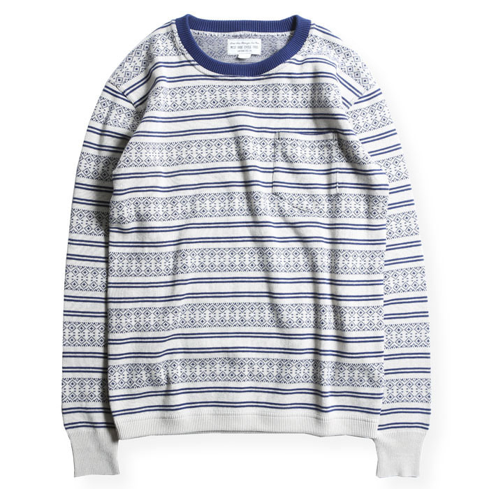 CLASSIC MULTI BORDER SWEATER