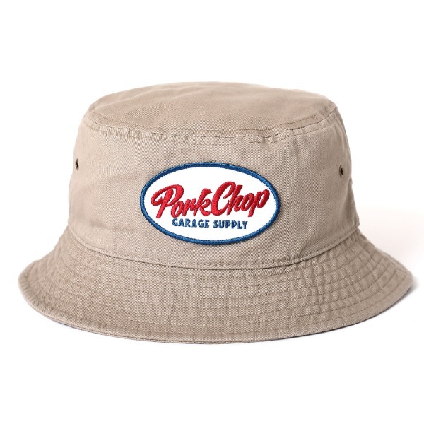 PORKCHOP / OVAL BUCKET HAT/KHAKI