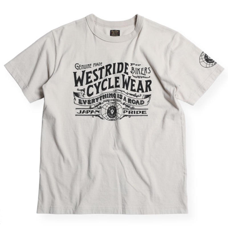 WEST RIDE #14 Printed Tee “Psycho” 디자인 (b.sand)