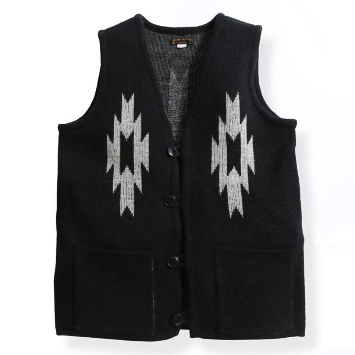 CHIMAYO KNIT VEST (BLK)