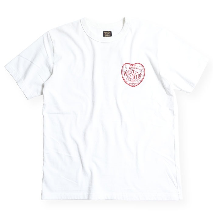 WESTRIDE : THE HEART OF LONG RIDER TEE (WH)