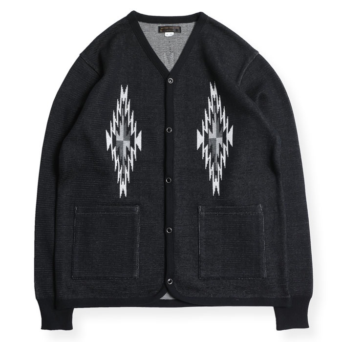 WESTRIDE : NGT NATIVE KNIT CARDIGAN (BLK)