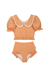 (4y Last!) [MIPOUNET ] CATALINA COLLARED SWIMSUIT - PEACH