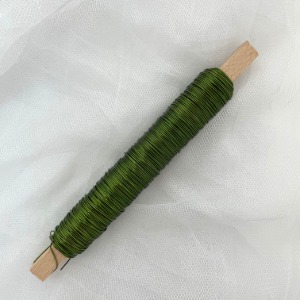 클래식칼라와이어0.5mm*100g-4 (olive green)