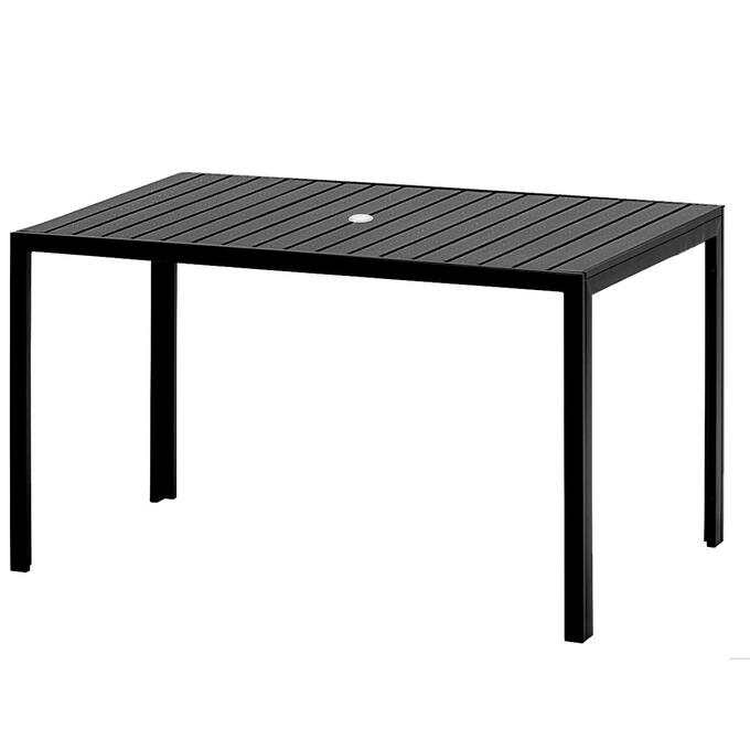 합성수지목 사각 탁자 90*180 타공 테이블 책상 CGP