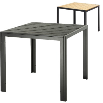 사각 테이블 합성수지목 탁자 책상 80*80 CGP