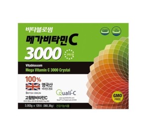 [공구] 비타블로썸 메가비타민C  3000mg   크리스탈 120포 총 4개월분 #메가도스[쇼핑몰 이름]