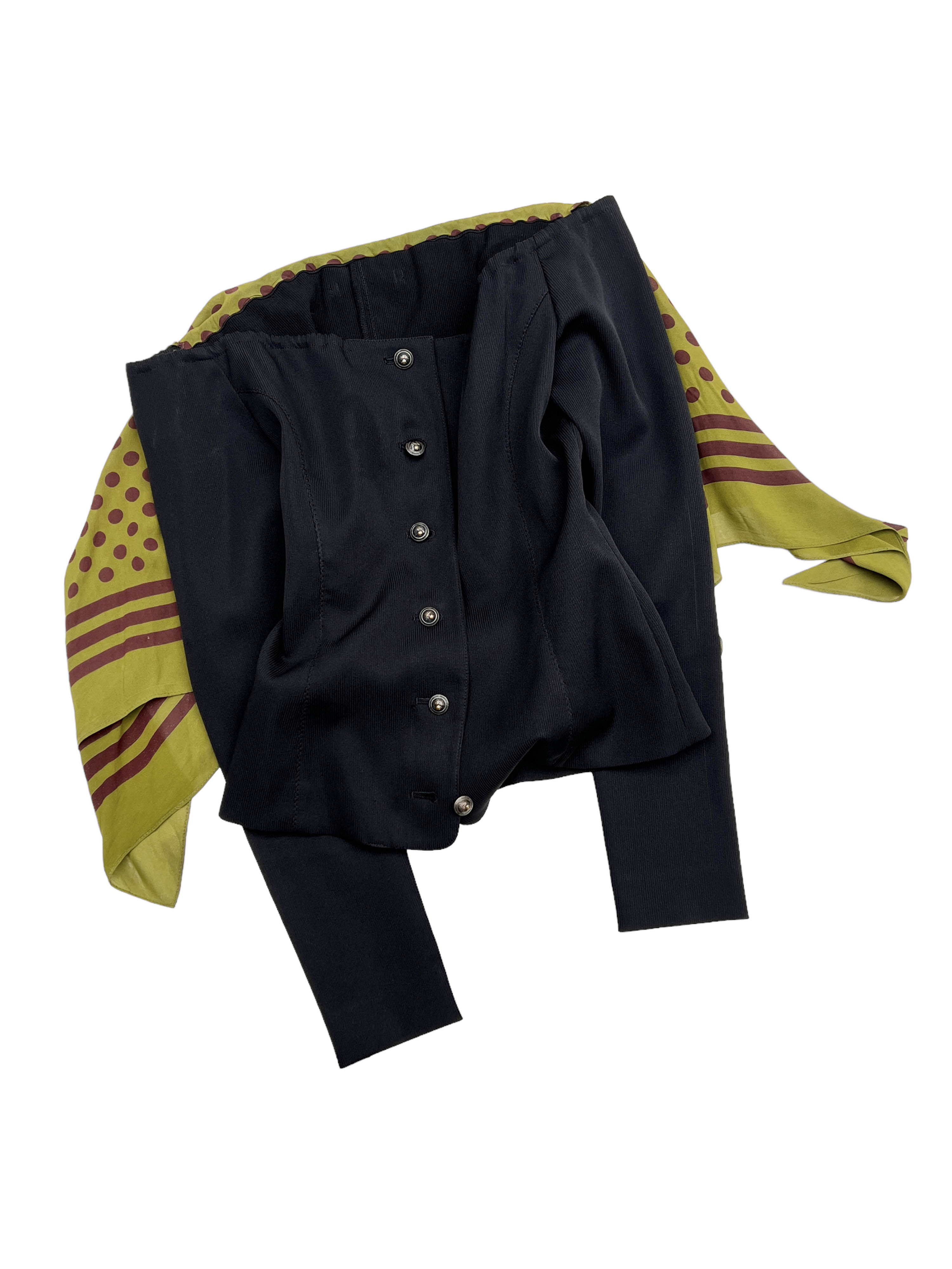 Jean Paul Gaultier scarf jacket