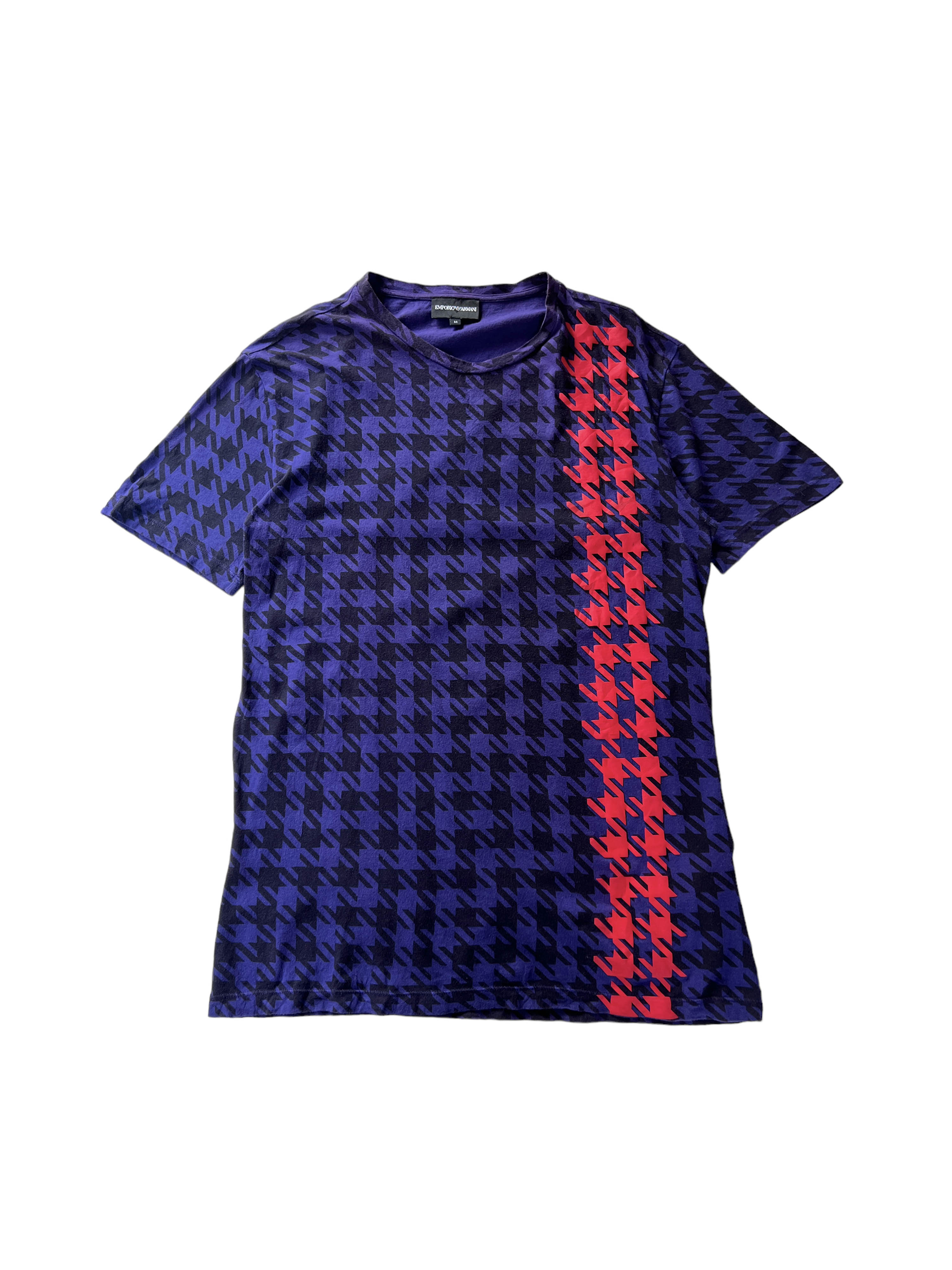 Armani big houndtooth t-shirts