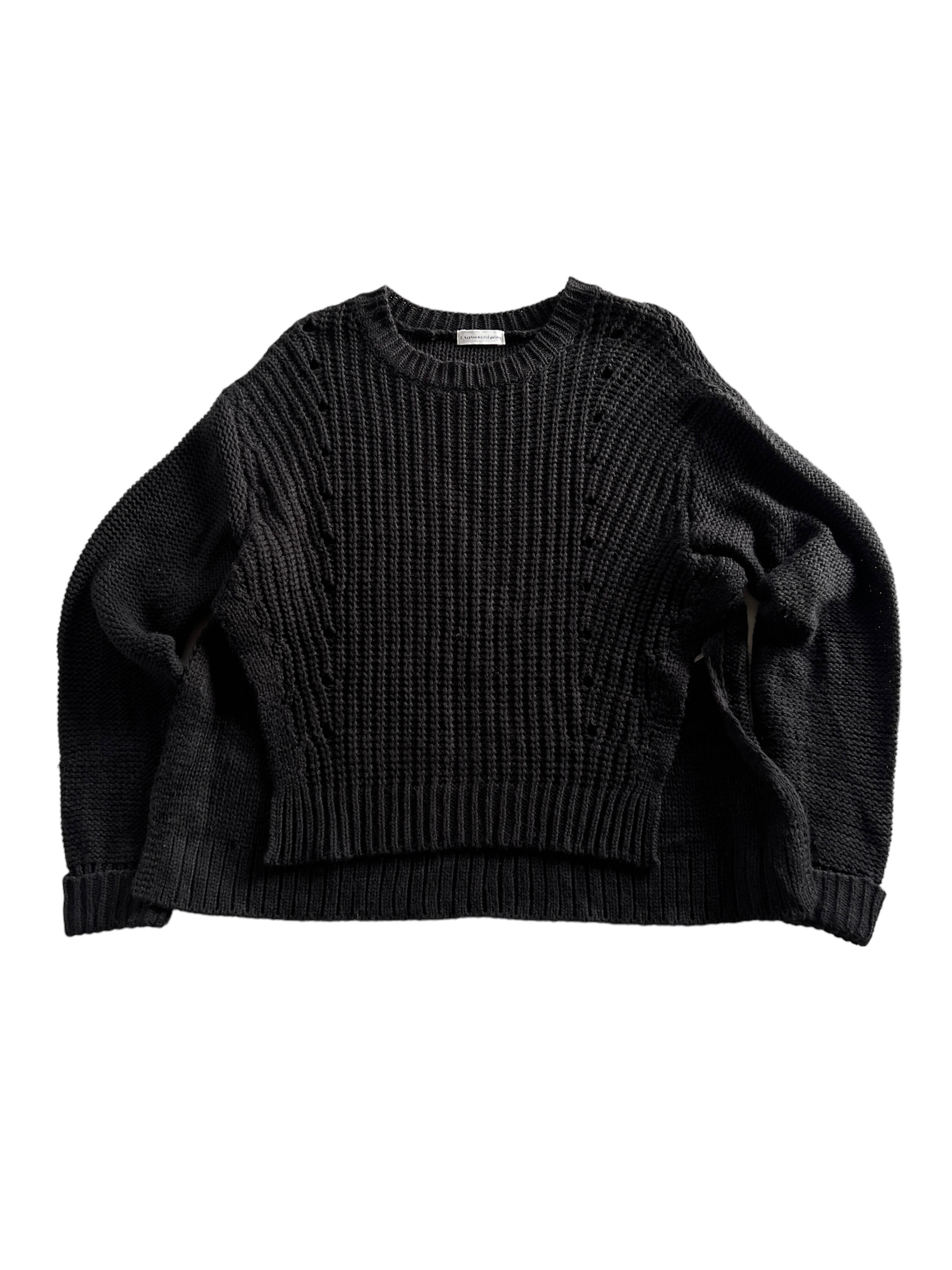 hyphen wolrd gallery overfit knit