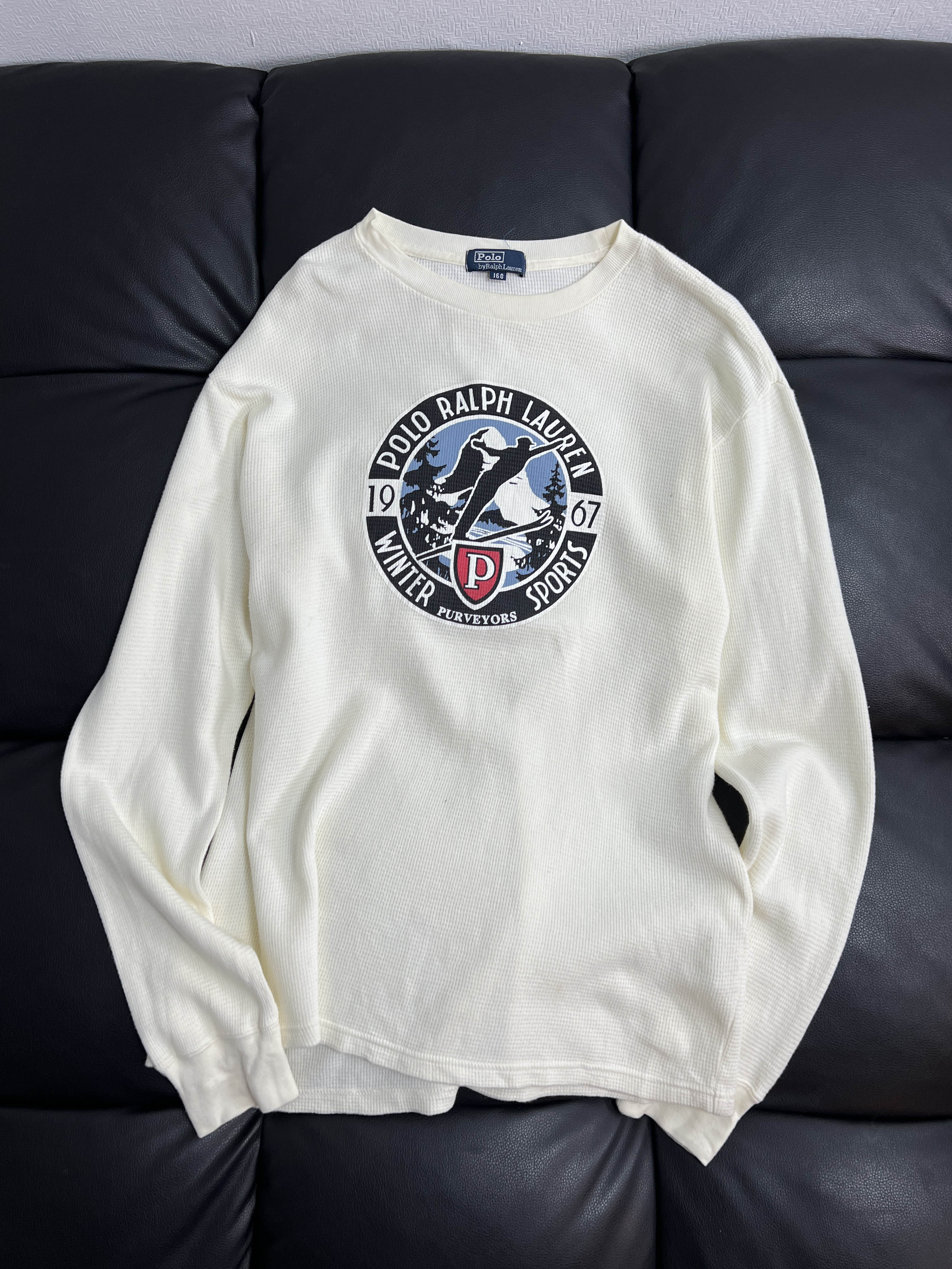 Polo by Ralph Lauren &quot;1967 winter sports&quot; cotton long sleeve