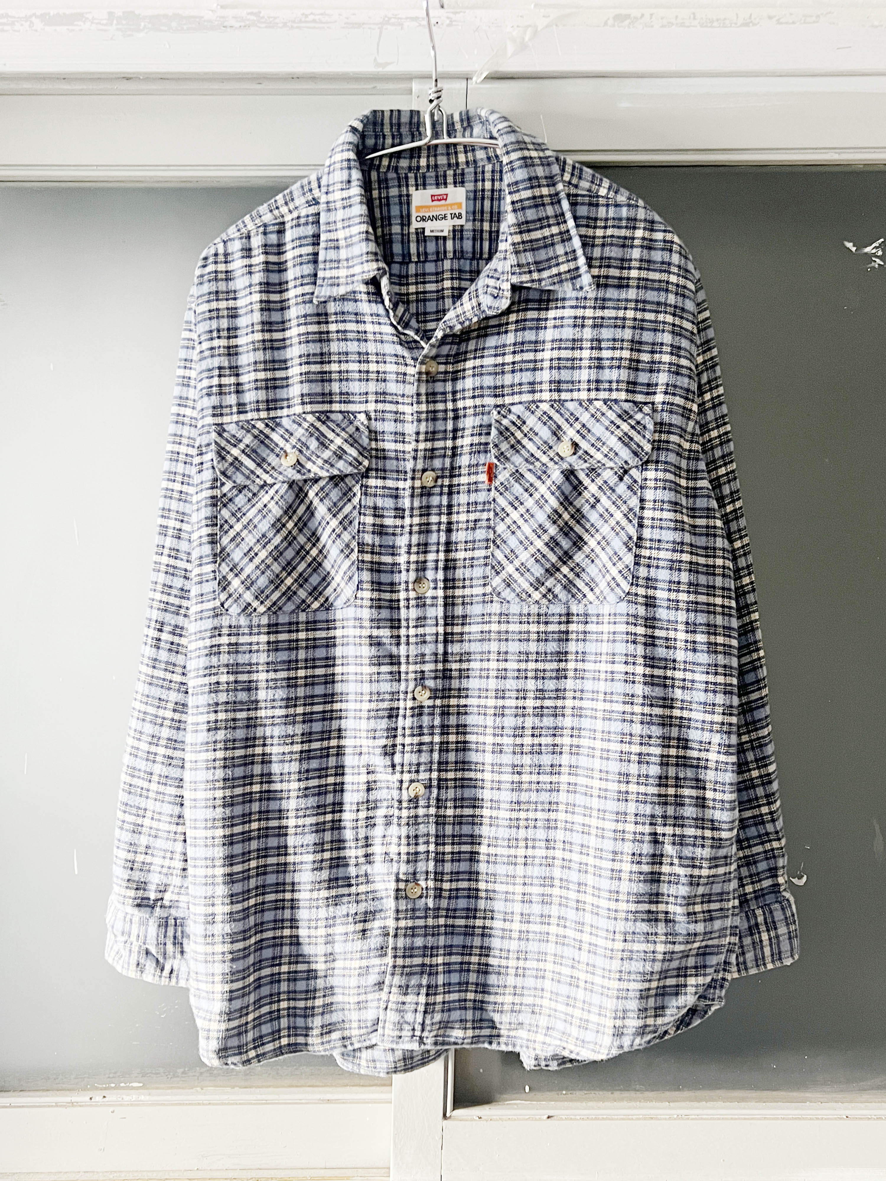 LEVIS orange tab check shirts