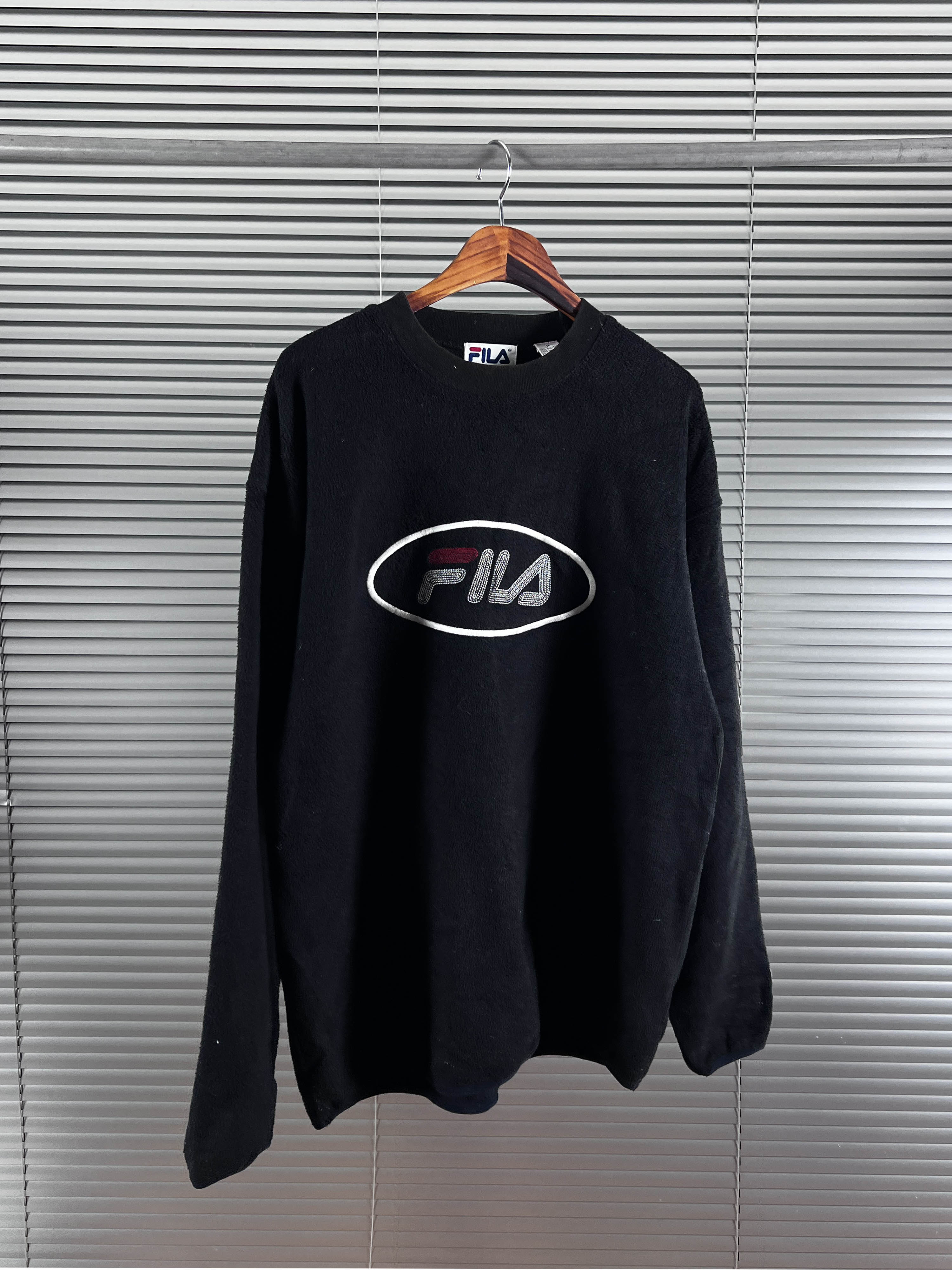 FILA logo fleece top