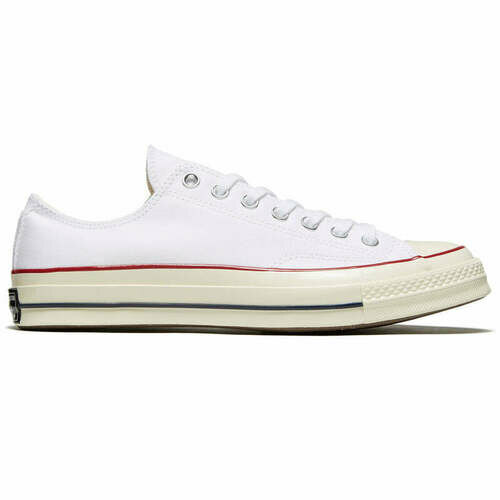 [BRM2147132] 컨버스 척 70 오엑스 슈즈 맨즈  (White/Garnet/Egret)  Converse Chuck Ox Shoes