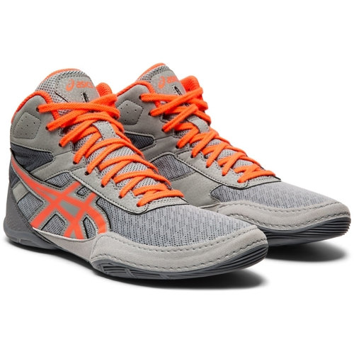 [BRM1915182] 아식스 매트플렉스 6 ADULT 레슬링화 - Stone Grey/Flash Coral 맨즈 1081A021.020 복싱화  Asics Matflex Wrestling Shoes