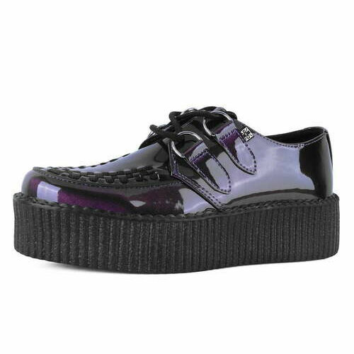 [BRM2187460] 티유케이 Purple 메탈릭 비바 몬도 크리퍼 클리퍼 우먼스 V3200  T.U.K. Metallic Viva Mondo Creeper Creepers